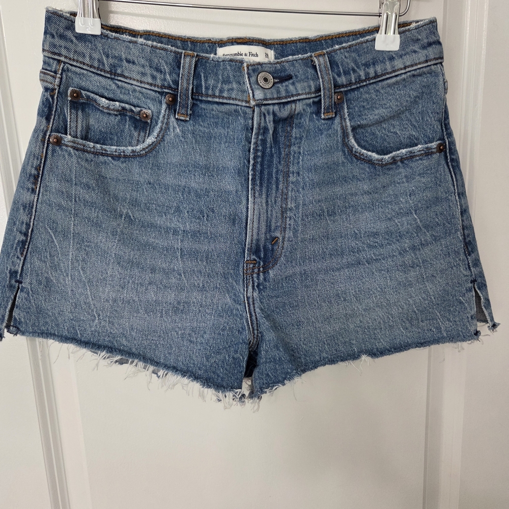 Abercrombie & Fitch Women's Classic Blue Jean Shorts